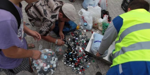 Экологическая акция в Новосибирске: обмен на сладости