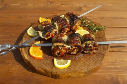Вдохновляющий шашлык из скумбрии с цитрусовым акцентом