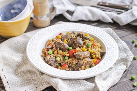 Кулинарное путешествие: Говядина Кван-Джу с болгарским перцем и рисом Басмати