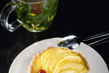 Тарталетки с кремом из манго