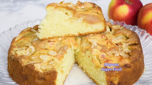 Необычный пирог с яблоками, от которого трудно отказаться