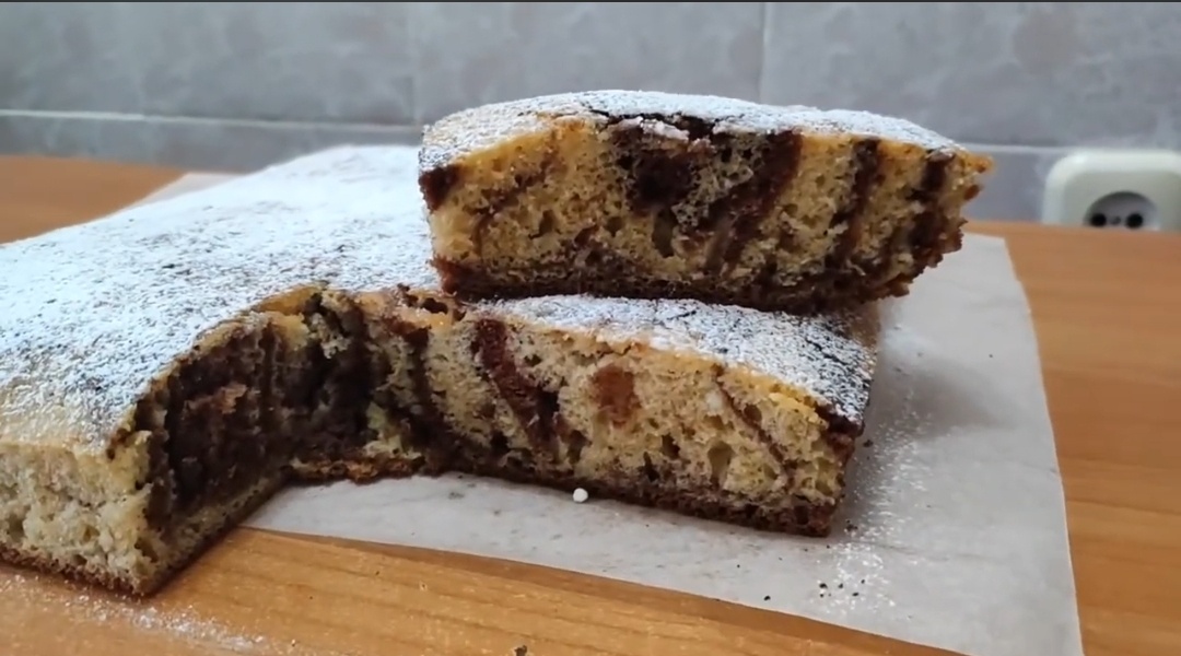 Пирог «Зебра»: Незабываемое удовольствие от домашней кухни