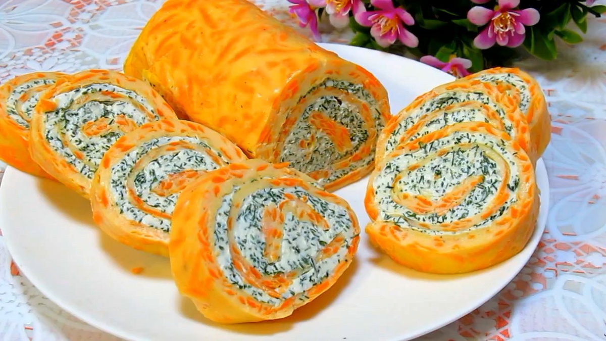 Легкий рулет на праздничный стол: быстро, вкусно и без лишних хлопот