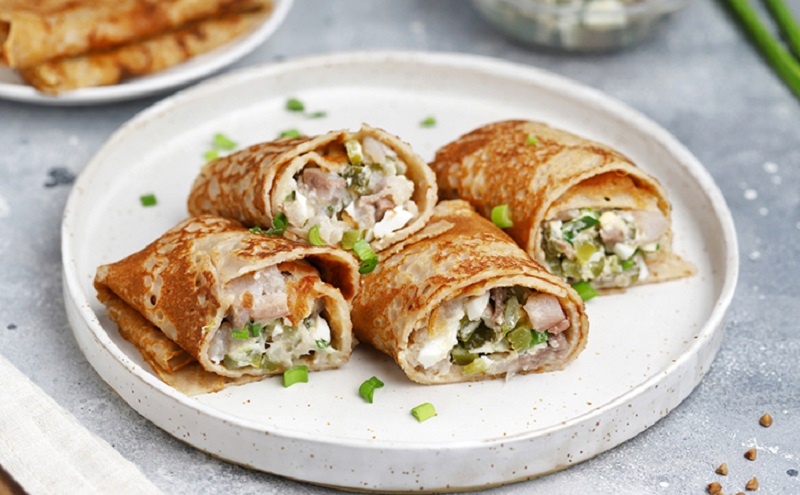 Идеальные блины с нежной начинкой для впечатляющих застолий