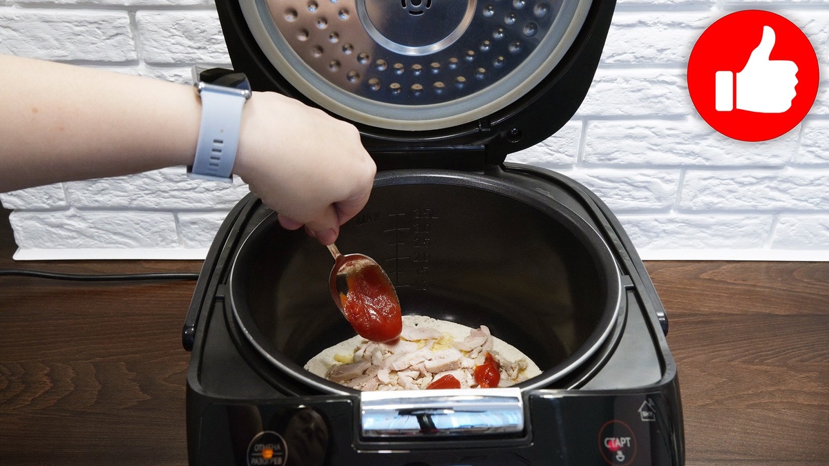 Вкусная кесадилья с курицей и сыром в мультиварке