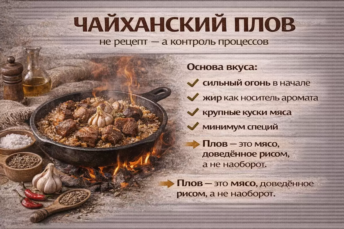 Искусство приготовления чайханского плова