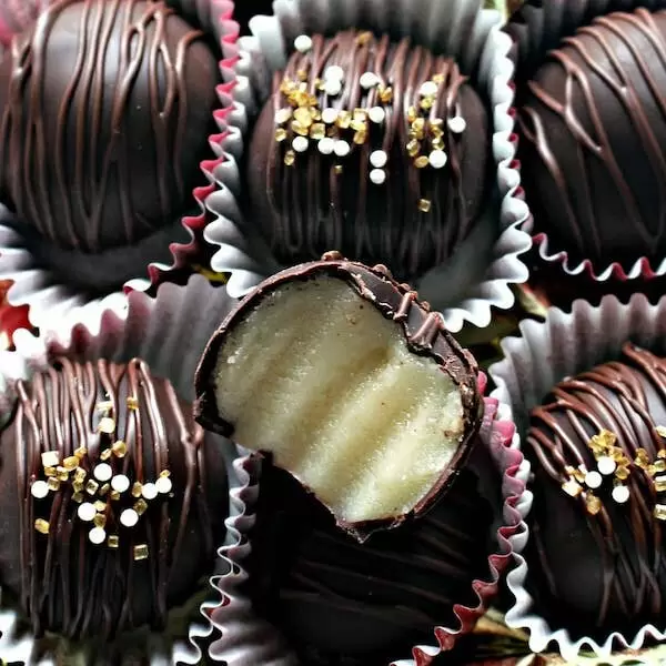 Откройте для себя удивительные шоколадные конфеты с марципаном
