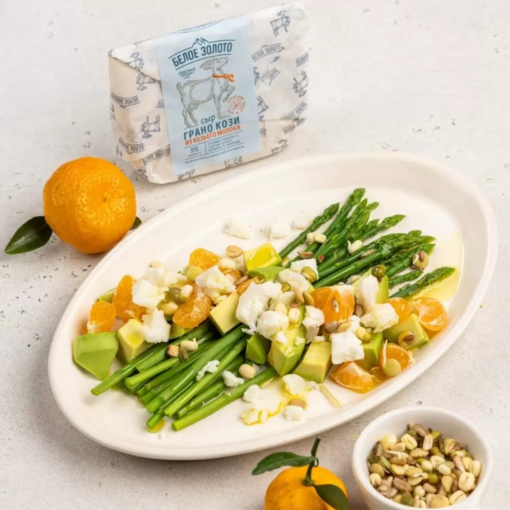 Яркий салат из спаржи и мандаринов: легкий и вкусный вариант для легкого ужина