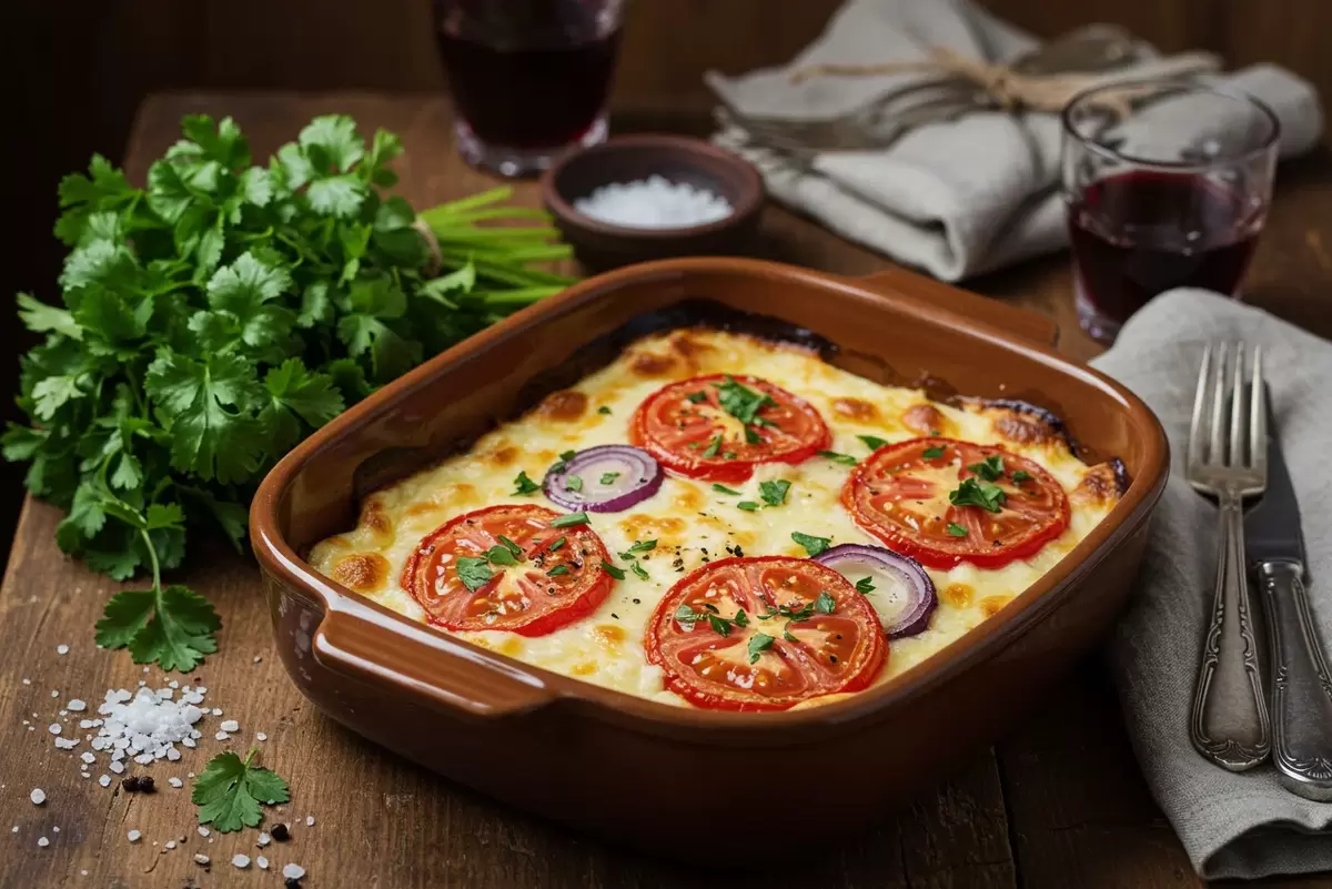 Запекаем сулугуни с помидорами: простой рецепт с приятным ароматом