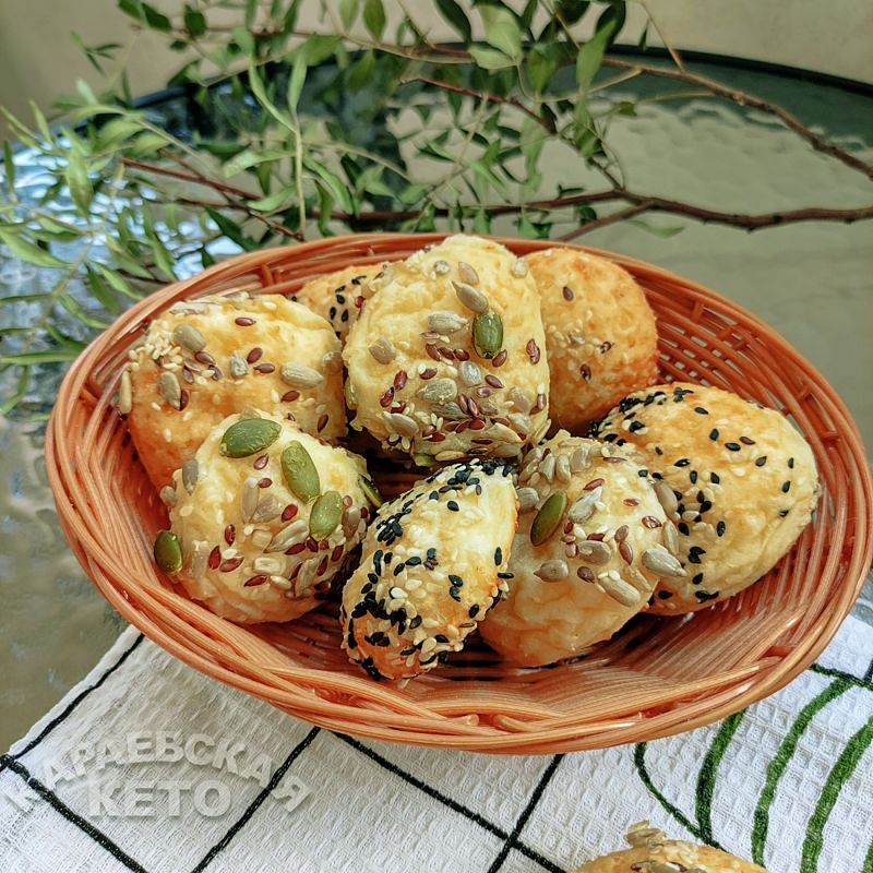 Сырные кето-булочки: легко, быстро и очень вкусно