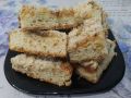 Ароматный творожный пирог с яблоками и штрейзельной крошкой