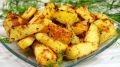 Золотистый картофель в духовке с ароматом горчицы